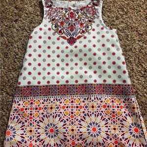 ⬇️ Colorful Patterned Sleeveless Dress